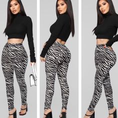 Description 3 Pack O/S Zebra Print Leggings Price Is Firm Wholesale Lot 15% Off Bundles - Can Only Bundle With Wholesale Lots Get Cozy With This Cute & Super Soft Leggings They Are Smooth & Have A Comfortable Fit. Wear These W/ A Dressy Top & A Sexy Pair Of Heels For A Classy Going Out Look, Or An Oversized Off-The-Shoulder Top Or Sweater For A Casual Day Ensemble. Paneled Elastic Waistband. Material Content: Polyester/Spandex To Buy Please Use The “Buy Now” Black And White Pants, Textured Leggings, Nylon Leggings, Leopard Print Leggings, Running Leggings, Short Dresses Casual, Ankle Leggings, Stretch Leggings, Blue Leggings