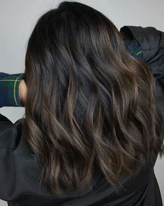 Barely There Highlights, Brown Hair Cuts, Dark Brown Hair With Highlights, Highlights For Dark Brown Hair, Brown Hair Shades, Hair With Highlights, Brown Ombre Hair, Balayage Blonde