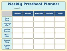 a printable weekly school planner with the words, week on it and days to go