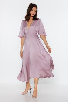 Give It a Whirl Plunging Dress Plus Size Resort Wear, Plunging Dress, Plunge Dress, Special Occasion Outfits, Satin Midi Dress, Ruffled Maxi Dress, Going Out Outfits, Plus Size Maxi Dresses, Guest Outfit