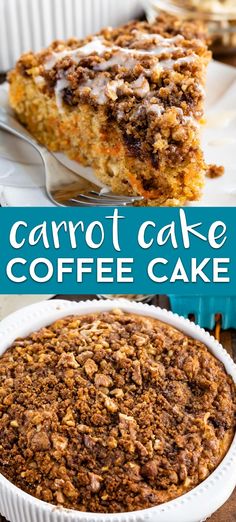 this carrot cake coffee cake is the perfect dessert for breakfast