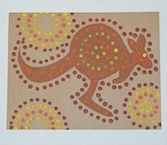 an image of a kangaroo with dots on it