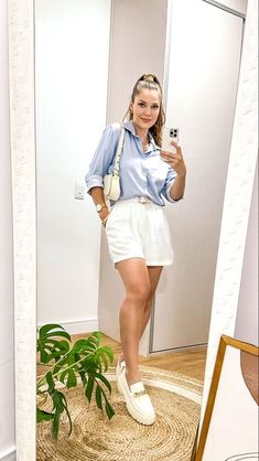 White Loafers Summer Outfit, White Loafers Outfit Women Casual, How To Style White Loafers, Summer Clean Outfits, Outfits With White Loafers, Clean Look Outfit Minimal Classic, White Loafers Outfit Women, Outfits With Loafers Women, White Loafers Outfit