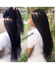 Kenyan Hairstyles, Braided Hairstyles With Curls, Hairstyles With Curls, So Fresh So Clean, Blonde Box Braids, Goddess Braids Hairstyles, Long Box Braids