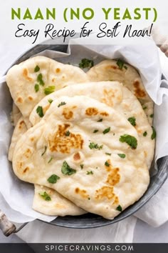 naan no yeast easy recipe for soft maan