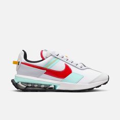 Nike Air Max Pre-Day White/Mint Foam Nike Air Max Pre Day, Red Puffer, Red Retro, Red Nike, Store Hours, Strap Heels, Air Max, Nike Air Max, Turning