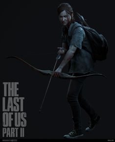 the last of us part ii character with bow and arrow