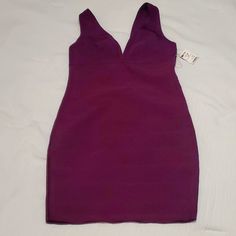 Bought A Few Different Dresses For A Reception, This Is A Really Cute Cocktail Dress, Just A Little Snug On Top. ;) Fitted V-neck Lined Bodycon Dress, Purple Stretch V-neck Bodycon Dress, V-neck Bodycon Lined Mini Dress, Stretch V-neck Lined Mini Dress, Stretch V-neck Mini Dress, Lined V-neck Bodycon Dress, Purple Fitted Mini Dress With Lining, Fitted Purple Mini Dress With Lining, Fitted Purple Mini Dress Lined