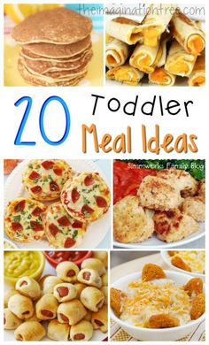 20 toddler meal ideas that are great for any child's dinner or party