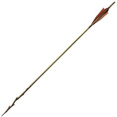 an arrow shaped stick on a white background