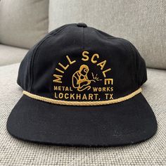 Mill Scale Metal Works, Texas Fly Co. Men’s Baseball Cap. Nwt. Adjustable Size. Comes With Free Koozie. Note: The Rope Doesn’t Always Want To Stay In Place. Patagonia Cap, Rapha Cycling, Ny Baseball, Adidas Beanie, Kangol Hats, Plaid Hats, Army Cap, Team Cap, Nike Hat