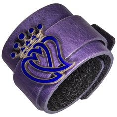 Simply Fabulous! Antique Enamel Sterling Silver interlocking Hearts under one Crown featured on a Blue Leather Cuff Bracelet; adjustable, fits small to medium/large wrist comfortably. More Beautiful in Real time! Add a little Magic and your own Unique Style to the everyday with this Timeless piece! Vintage Cuff Bracelet, Silver Cuff Bangle, Leather Bangle, Leather Cuff Bracelet, Enamel Bangle, Cuff Bangle Bracelet, Sterling Silver Cuff Bracelet, Leather Cuffs Bracelet, Bracelet Sterling Silver