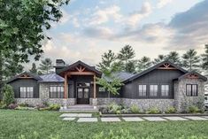 this is an artist's rendering of these ranch house plans