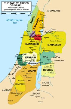 a map of the middle east with major cities and towns in yellow, green, red