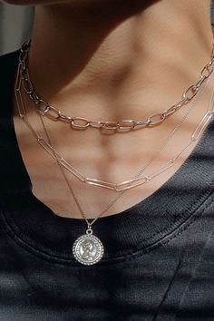 Dainty Jewelry Necklace, Layered Necklaces Silver, A Necklace, Jewelry Companies, Piercing Jewelry