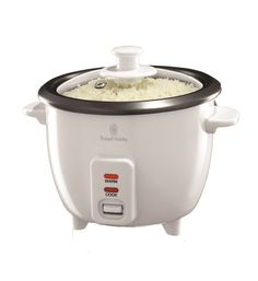 an electric rice cooker on a white background