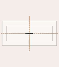 a cross section is shown with lines going through the center and on to the left