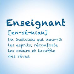 the words are written in blue ink on a white paper with writing underneath it that says enseiignt