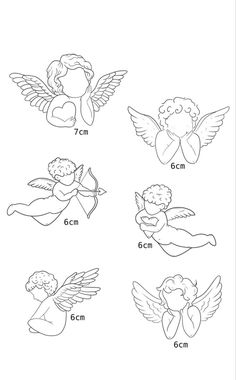 an image of angels coloring pages