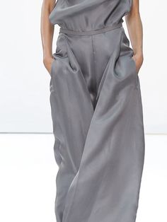 Elegant Loose Plain Long Wide Leg Pants Elegant Summer Wide-leg Culottes, Formal Summer Wide Leg Pants, Gray High-waisted Wide Leg Pants For Summer, Chic Gray Wide Leg Full Length Pants, Gray High-waisted Wide Leg Summer Pants, Elegant Full-length Gray Bottoms, Gray Wide Leg Pants For Spring, Spring Gray High-waisted Wide Leg Pants, Elegant Straight Culottes For Summer