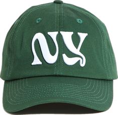 Ny Hat, Green Hat, Classic Hats, Panel Hat, Green Hats, Logo Embroidery, Embroidery Logo, Forest Green, What To Wear