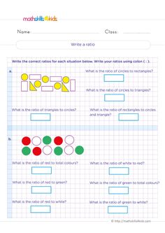 the worksheet is shown for students to learn how to make their own patterns