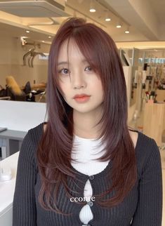 Layers Asian Hair, Layered Hair Asian, Asia Hairstyle, Asian Layered Hair, Asian Hair Dye, Hairstyle For Medium Length Hair, Hair Stages, Asian Long Hair, Side Part Haircut