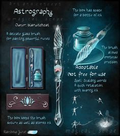 an info sheet describing how to use astrographs for painting and decorating items