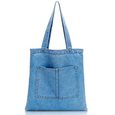 PRICES MAY VARY. 1. Versatile and stylish: The denim tote bag is perfect for everyday use, can be carried as a shoulder bag or crossbody bag, and features outside and inside pockets for convenience. 2. Durable design: Made from high-quality denim material, this denim purse for women is sturdy, reliable, and designed for long-term use. 3. Secure storage: The zipper closure ensures your belongings are safe and secure when you're on the go. 4. Perfect size: This small denim shopper bag is just the Canvas Aesthetic, Jean Purse, Beach Shopping, Denim Purse, Large Purse, Denim Tote Bags, Denim Chic, Denim Tote, Denim Material