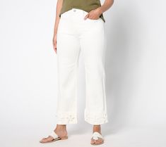 Chill all summer long in the Charlee. These flattering zip-front jeans keep things casual with a wide cuffed hem and ankle-bearing length while the blooming boho embroidery's got all the boutique feels. From Driftwood. Spring Cotton Jeans With Rolled Hem, Spring Wide Leg Bottoms With Embroidered Hem, Spring Wide-leg Bottoms With Embroidered Hem, Rolled Hem Cotton Jeans For Spring, Bohemian Bottoms With Frayed Hem For Spring, Cotton Jeans With Rolled Hem For Spring, Bohemian Spring Bottoms With Frayed Hem, Straight Leg Pants With Rolled Hem For Spring, Casual Bottoms With Embroidered Hem For Spring