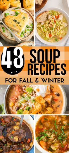 soup recipes for fall and winter