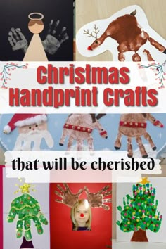 christmas handprint crafts that will be cherished