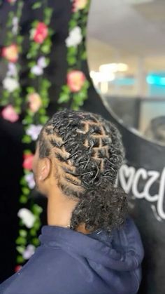 Dreadlock Retwist Styles For Men, Hairstyles For Men With Dreads, Men Dread Styles Long, Double Barrel Twist Dreads, Loc Hairstyles Barrel Twist, Men’s Retwist Styles, Retwist Hairstyles For Men, Mens Retwist Locs Style, Barrel Ponytail Locs