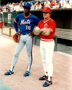 ITEM:  8x10 Color Photo.        PLAYER: Pete Rose and Dwight Gooden            TEAM:  Cincinnati Reds and NY Mets  CONDITION:  Near Mint to Mint (OLDER PRINTS)         SIGNED:  NO Photo is a licensed photo from either: Photofile, Norman James, CMC, or Other Licensed Photo Companies. SHIPPING and Handling in the United States :  $3.75  additional 8x10 photos .50 Be sure to add me to your favorites list! Check out my other items! Pete Rose, Ny Mets, Favorites List, Color Photo, 8x10 Photo, Cincinnati Reds, Vintage Sports, Sports Memorabilia, Cincinnati