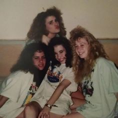 Big Hair Bands, 80s Photos, Life Moves Pretty Fast, 80s Hair, 80s Vibes, Girls Together, It Goes On