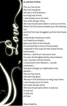 a poem written in black and white with swirls