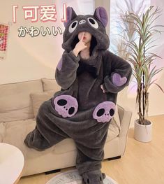 Kawaii Cat Winter Pajamas PN6261 ●Size: M:length 127cm,bust 140cm,sleeve 67cm L:length 130cm,bust 144cm,sleeve 69cm XL:length 133cm,bust 148cm,sleeve 71cm 2XL:length 136cm,bust 152cm,sleeve 73cm ●Material:flannel (Please allow 1-3cm differs due to manual measurement.As different computers display colors differently,the color of the actual may vary slightly from the above images.Thanks for your understanding.) ●About Shipping: We attach great importance to the orders of each customer and parcel delivery. 1.Processing time: 2-3 business days. 2.Shipping time: 10-15 business days to US, please allow 3-4 weeks shipping to other country.(Shipping times can be affected by variable customs clearance times or public holidays.) Kawaii Pjs, Cat Onesie, Funny Sports Videos, Cat Winter, Cartoon Bat, Anger Photography, Cosy Outfit, Kawaii Phone Case, Kawaii Harajuku