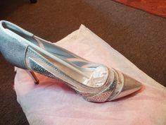 Silver dress to impress shoes. Elegant Fitted Slip-on Wedding Shoes, Silver Dress, Formal Attire, Wedding Attire, Heel Shoes, High Heel Shoes, Kids Accessories, High Heel, Dress To Impress