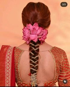 Follow for More bridal inspiration ✨️ wedding hair Hairstyles Wedding South Indian, Hair Bun Bridal Indian, Hairstyle For Round Face Indian Wedding, Braid Hairstyle For Bride Indian, Wedding Braid Indian, Karwa Chauth Hairstyle Indian, Hair Styles Bridal Indian, Sneha Hairstyles, Bridal Hairstyle With Flowers