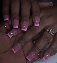 Square Shape Pink Nails, Nail Ideas Back To School 2024, Nails For Pregnant Women, Boyfriend Inspired Nails, Pink And White Nails Short Square, Short Acrylic Nails Designs Pink, Pink French Nail Designs, Pink Short Acrylic Nails, Cute Nail Sets