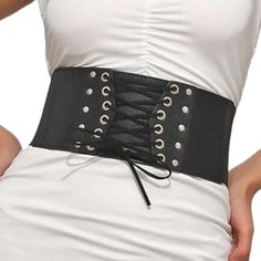 Brand New And Truly Gorgeous Black Faux Leather Wide Width Belt! Nice And Stretchy Elastic Waistband With A Sturdy 3-Snap Button Closure. 4" Wide And Can Stretch 28"-46" (Plus Size Friendly!). Bundle 3 Or More For 20% Off And Discounted Shipping (Based On Total). Spring Festival Corset Belt, Plus Size Belts, Black Faux Leather, Snap Button, Black Silver, Faux Leather, Designer Clothes, Women Accessories, Plus Size