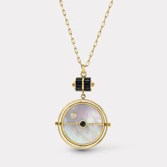 Grandfather Compass Pendant with Light Mother of Pearl and Blue Sapphi – Retrouvai | Modern Heirlooms Luxury Polished Pendant Locket Necklace, Luxury Formal Locket Necklace With Round Pendant, Luxury Round Pendant Locket Necklace For Formal Occasions, Timeless Medallion Jewelry With Compass Design, Timeless Pendant Locket Necklace For Formal Occasions, Timeless Yellow Gold Round Locket Necklace, Timeless Round Compass Design Jewelry, Luxury Compass Design Pendant Jewelry, Luxury Compass Design Round Pendant Necklace