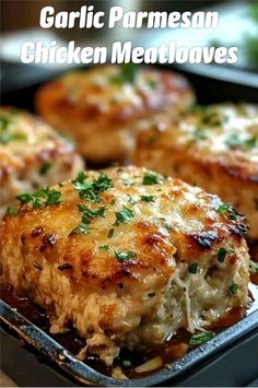 chicken meatloaf with parmesan cheese on top