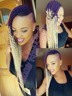 Box Braids Shaved Sides, Cornrow Updo, Red Box Braids, Braided Mohawk, Lemonade Braids Hairstyles, Side Braids, Braids With Shaved Sides, Shaved Side, Braids Cornrows