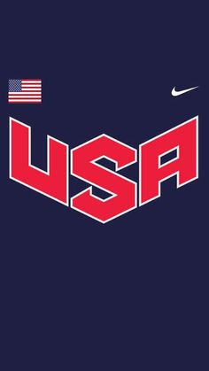 the usa logo on a dark blue background