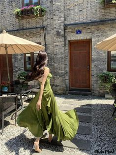 Olivia Mark - Sensually Designed Green Dress with Ruffled Hem Green Lace Dress, Prom Dresses Elegant, Green Lace Dresses, Dress Collar, Vintage Prom, Long Sleeve Wrap Dress, Crop Top Dress, Prom Dresses Vintage, Short Prom Dress