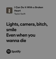 #spotify #taylorswift Lyrics Spotify Aesthetic, Spotify Aesthetic, Songs That Describe Me, Meaningful Lyrics, Song Lyric Quotes, Music Quotes Lyrics