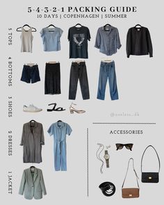 24 Packing For A Trip, Miami Trip, Packing Wardrobe, Minimalist Packing, Capsule Wardrobe Women, Classic Style Outfits, Travel Clothes Women