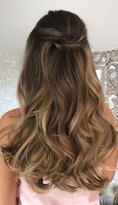 Bridal Hair Half Up Half Down, Half Up Hairstyles, Half Up Half Down Hair Prom, Extension Hair, Braided Half Up, Romantic Hairstyles