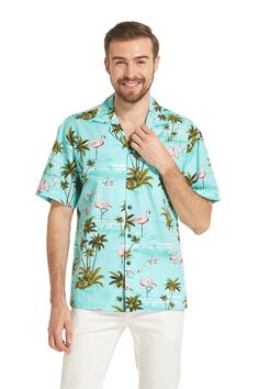 100% Cotton, Comfortable Fit, Easy Care Short Sleeve Camp Collar Matching Chest Pocket Matching Set for Men, Women, Boy and Girl Available Top Summer Outfits, Tropical Outfit, Embroidery Shirt, Shirt Illustration, Vintage Hawaiian Shirts, Summer Beach Outfit, Aloha Shirt, Hawaii Shirt, Elegant Shirt